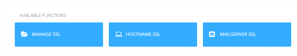 Select hostname SSL